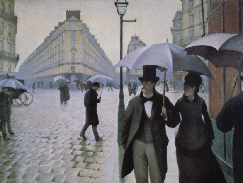 Gustave Caillebotte Rainy day in Paris China oil painting art